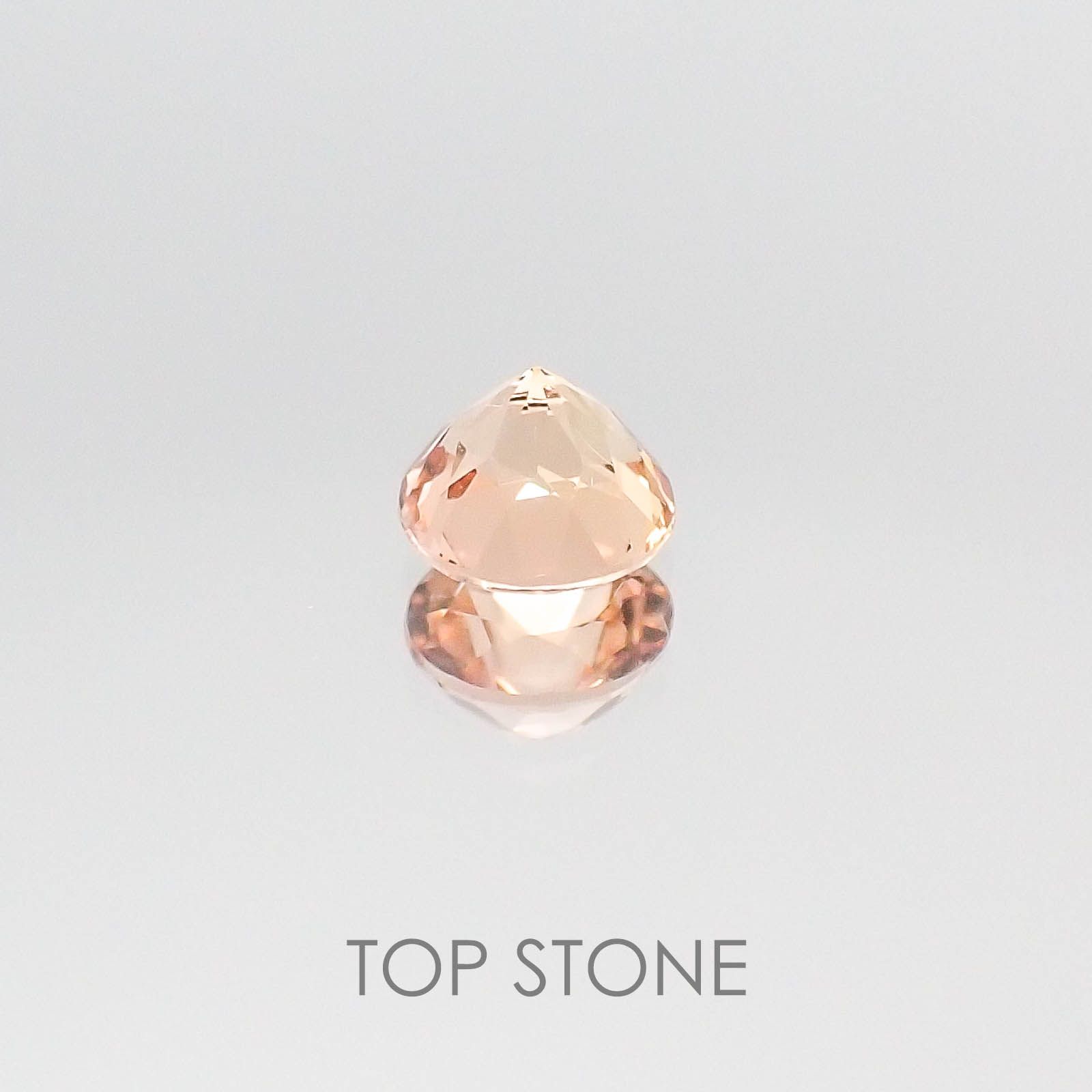インペリアルトパーズ ブラジル産 ルース 0.48ct[20084381]4.6×4.6mm前後