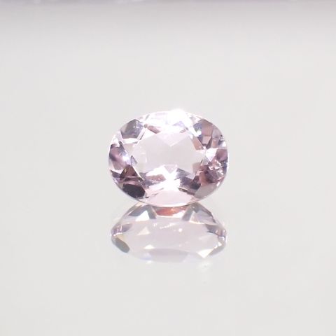 ピンクフローライト(宝石名フルオライト)ブラジル産 3.36ct 識別済[220115124]10.1x8.1mm前後