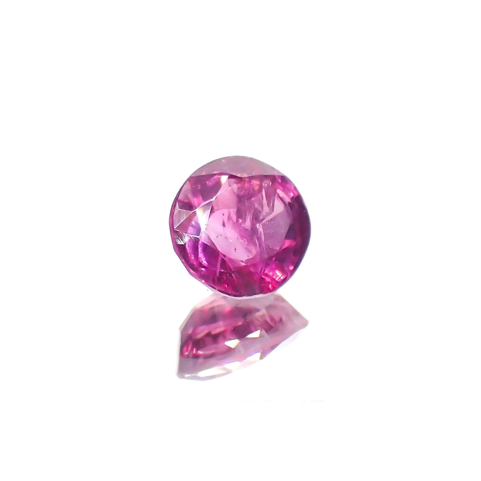 パープルサファイア パキスタン・カシミール産 0.86ct[230119875]5.6x5.2mm前後