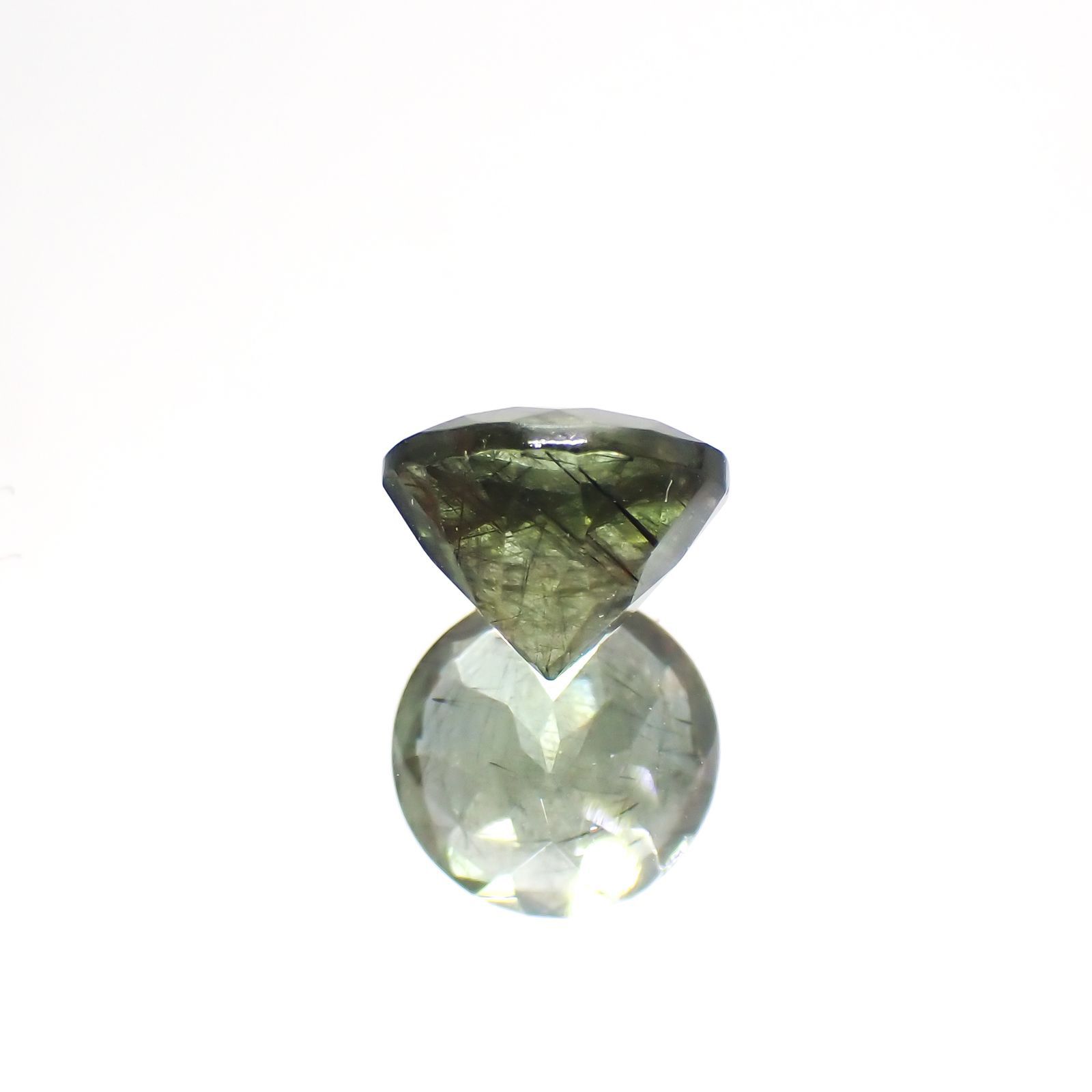 ルドウィジャイトインペリドット パキスタン産 1.59ct[220114222]7x6.9mm前後