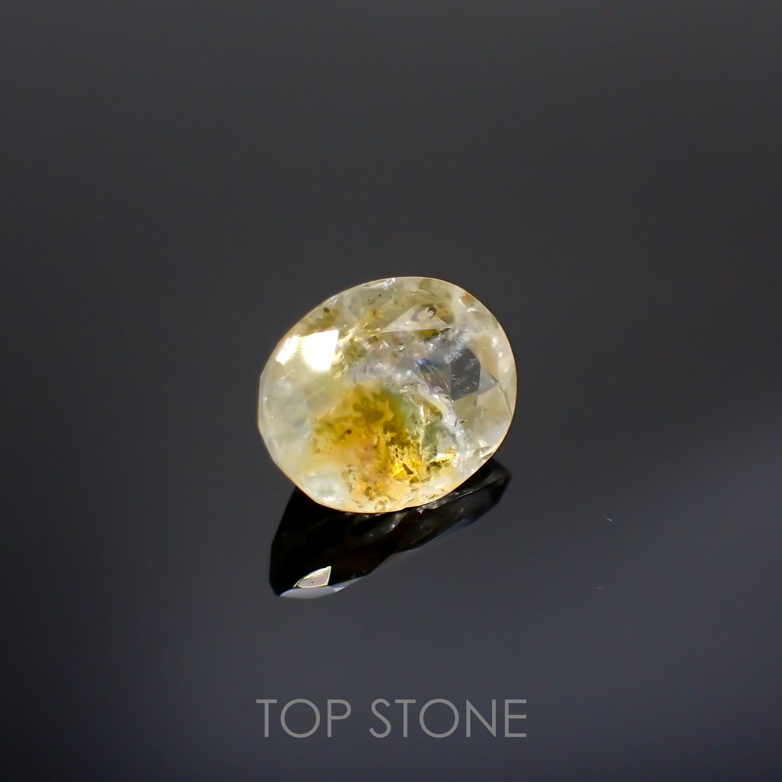 オーロラアクアマリン ブラジル産 2.34ct[220114396]10x7.8mm前後