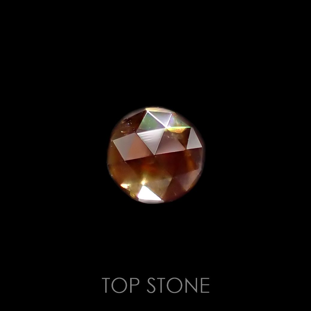 レインボーガーネット 日本・奈良県天川村産 1.92ct[220515991]7.4x7.2mm前後