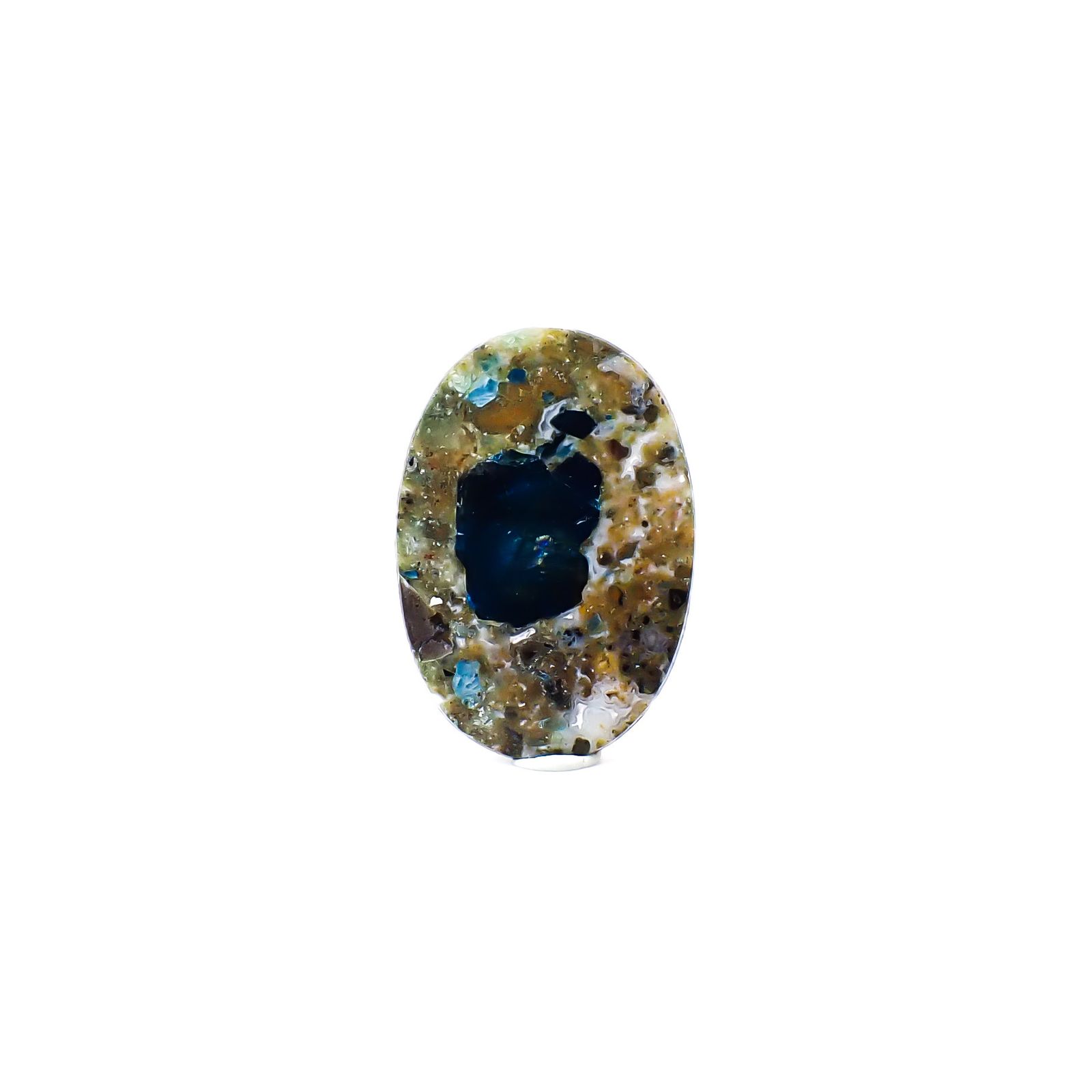 アパタイトインジャスパー ブラジル産 14.44ct / 24.1x16.7mm前後 [260932999]