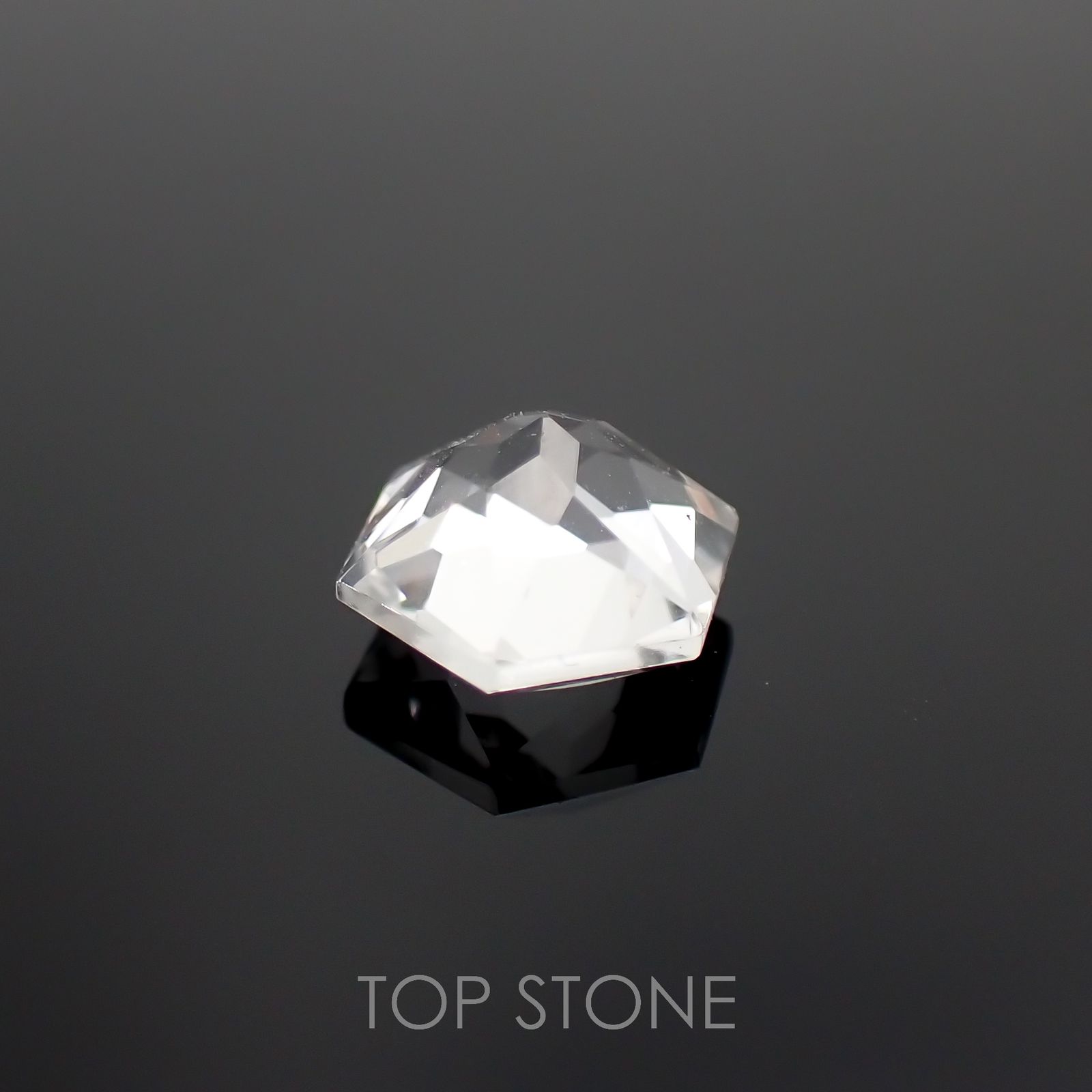 ◇ヘキサゴンカット◇ホワイトトパーズ ブラジル産 1.78ct[221018497]7x7mm前後