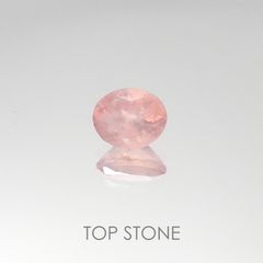 ディープローズクォーツ(宝石名ローズ・クォーツ) モザンビーク産 0.33ct 識別済[20095390]5×4.1mm前後