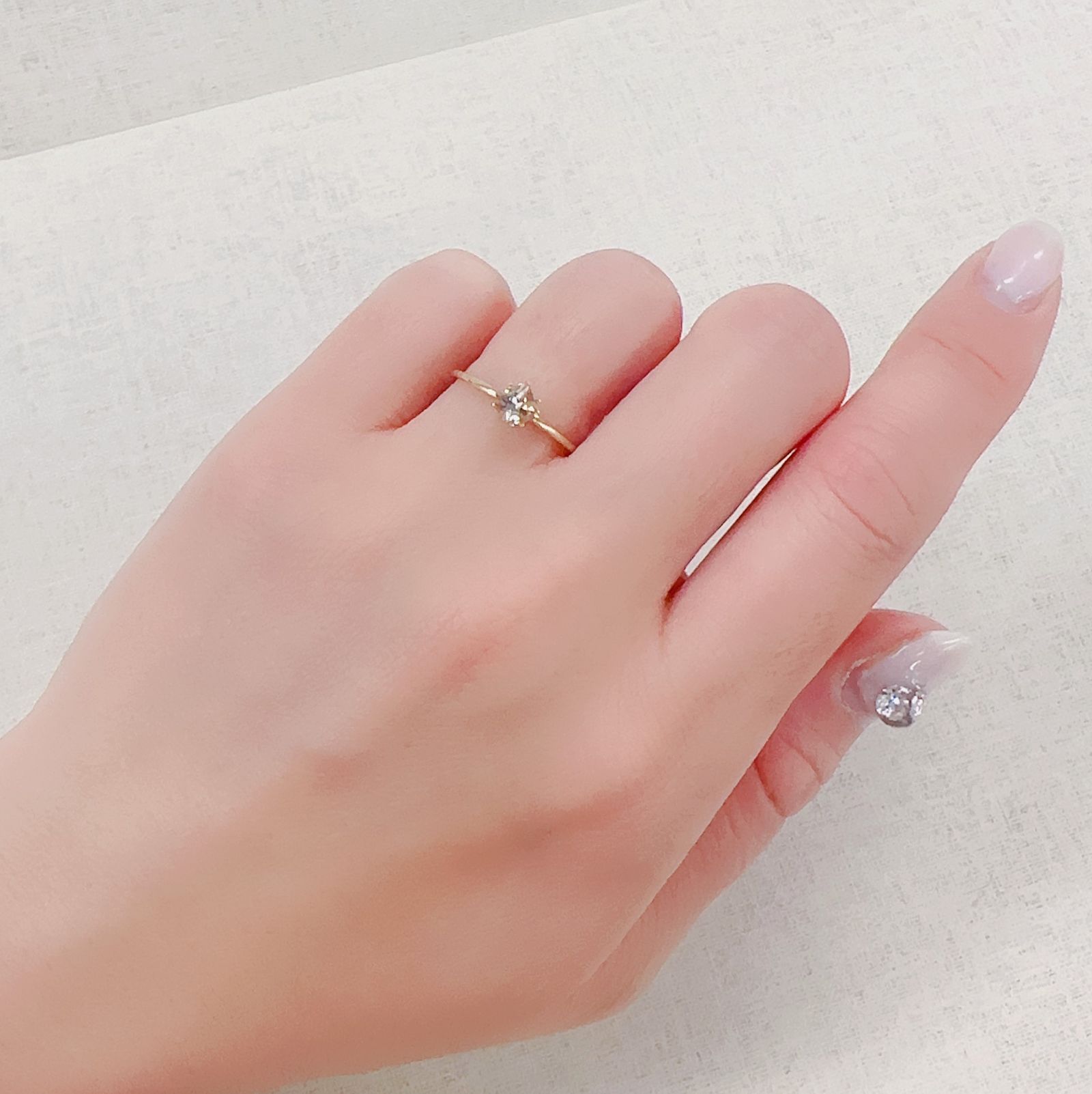 ◇プリンセスカット◇シャンパンカラージルコン スリランカ/カンボジア産 0.53ct[230421644]4x3.9mm前後