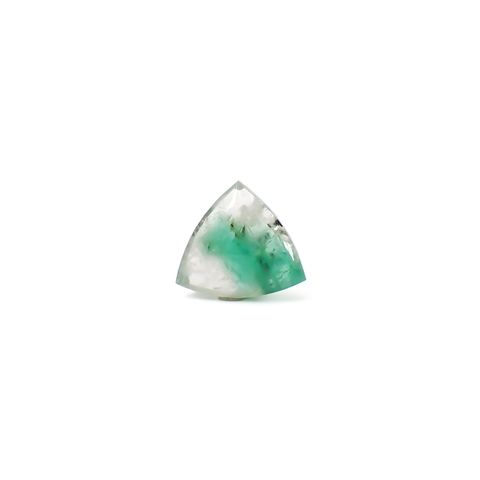 エメラルドインクォーツ ブラジル産 5.93ct / 12.6x14.1mm前後 [260432030]