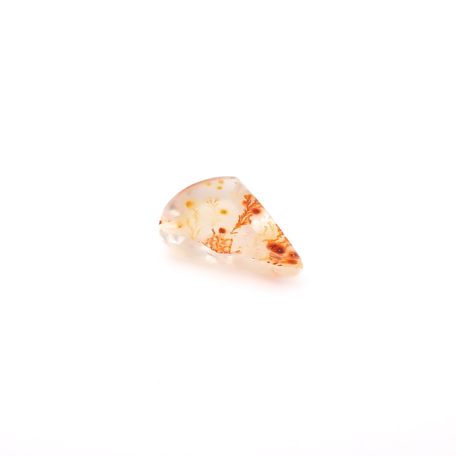 レッドデンドリチッククォーツ ブラジル産 7.30ct / 18.1x13.1mm前後 [260832741]