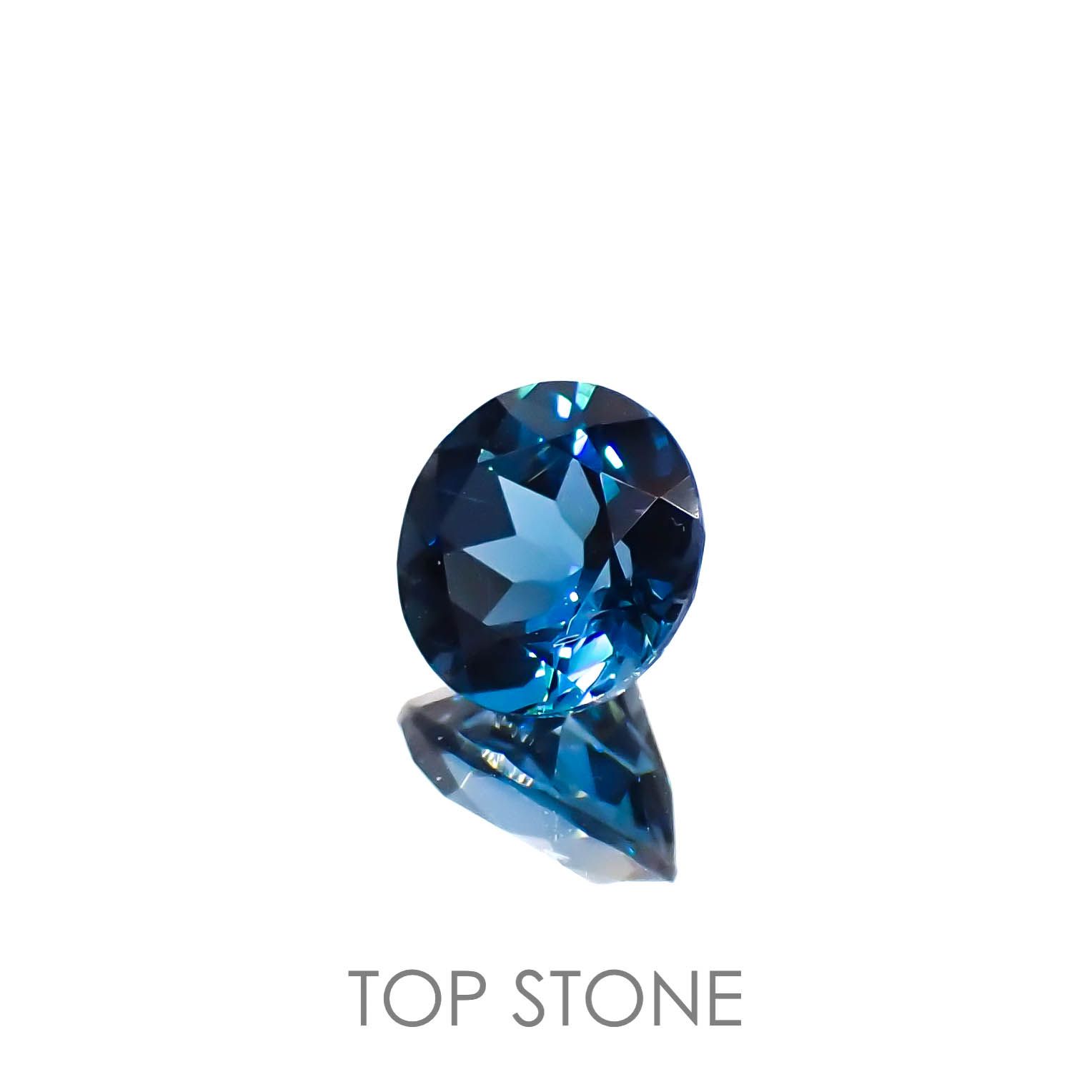 ロンドンブルートパーズ ブラジル産 1.57ct[221219296]7x7mm前後