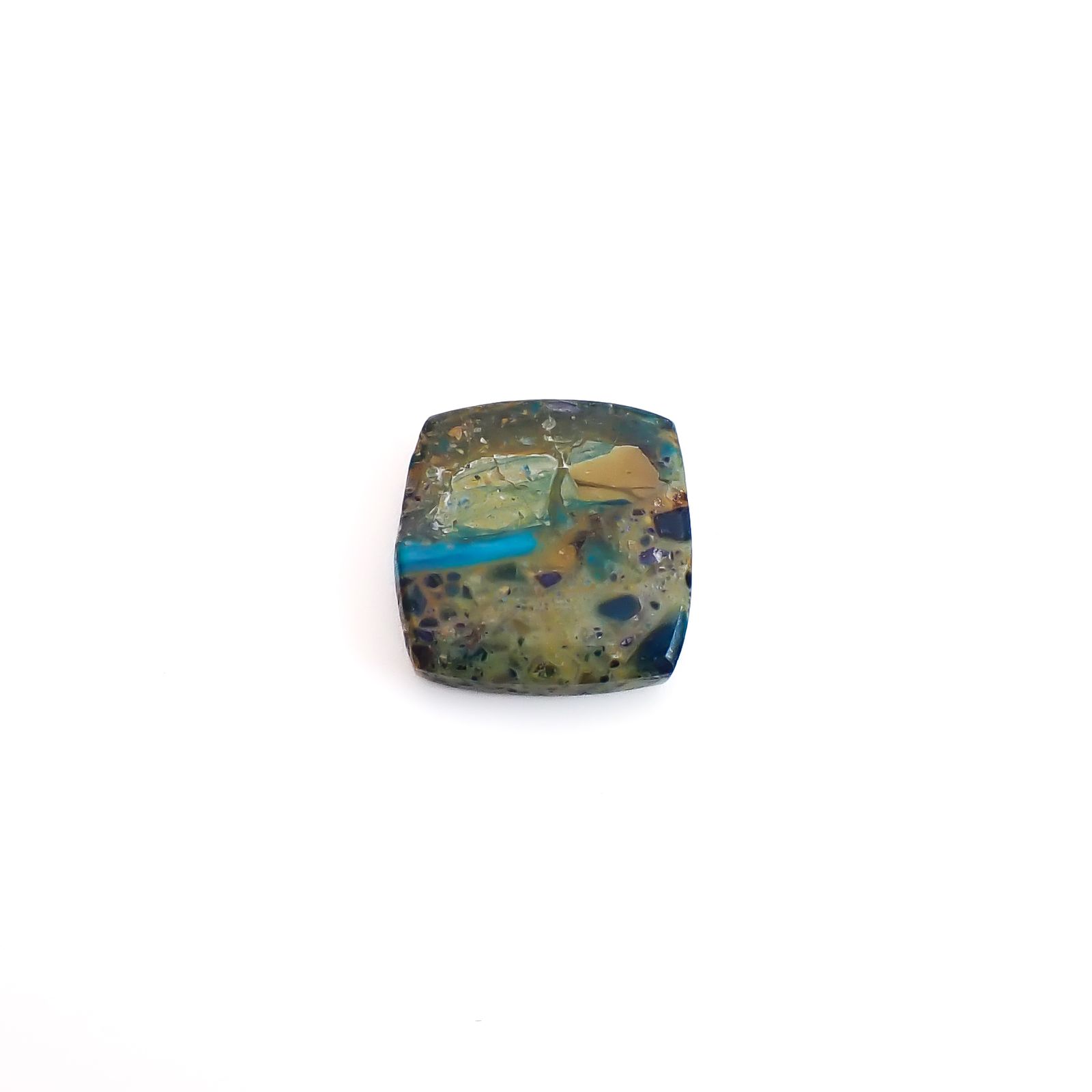 ブルーオパール ペルー産 2.83ct / 11.8x11.7mm前後 [260933090]