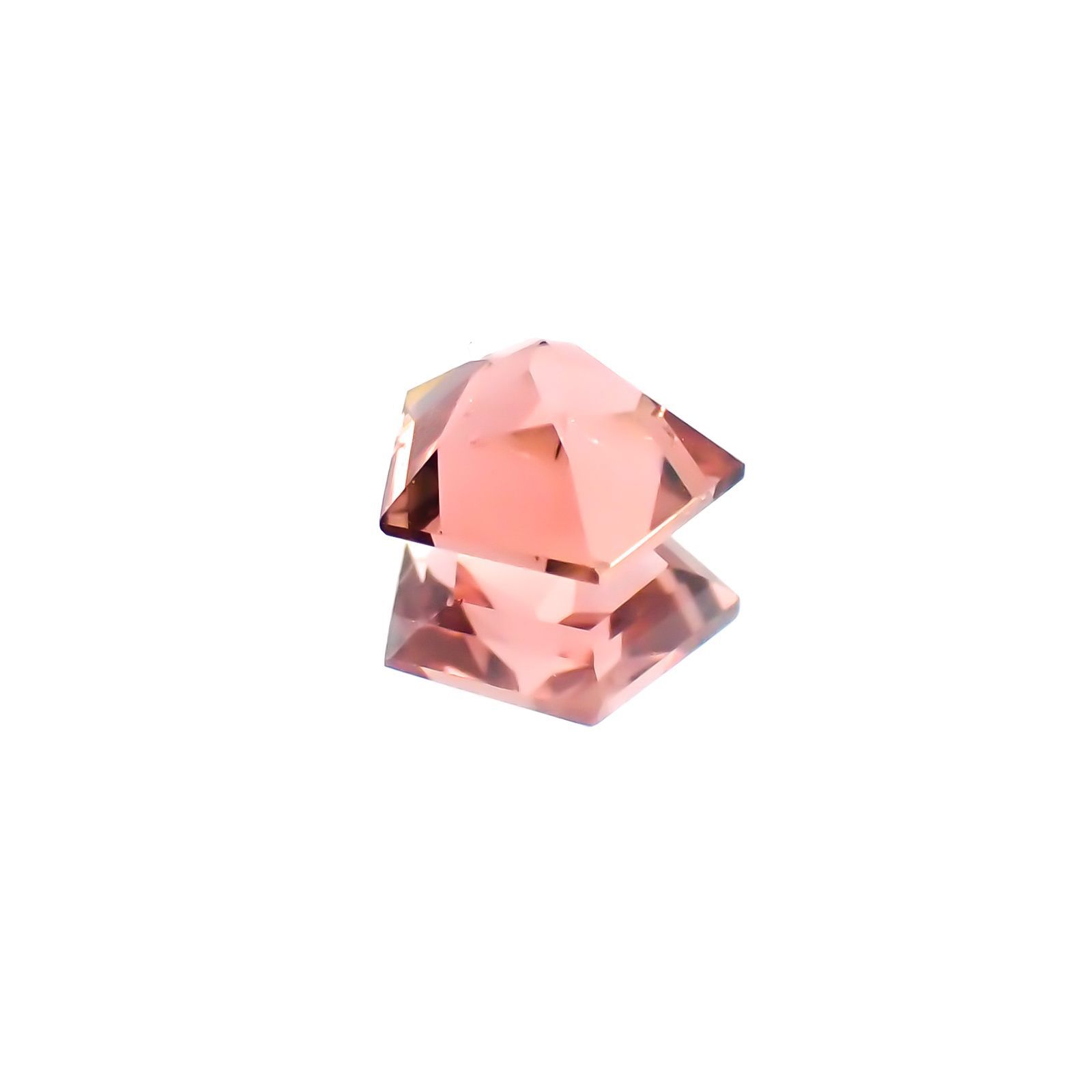 ◇ペンタゴンカット◇ピンクトルマリン SA(宝石名ピンク・トルマリン)ブラジル産 0.43ct 識別済[231124220]5.2x5.2mm前後