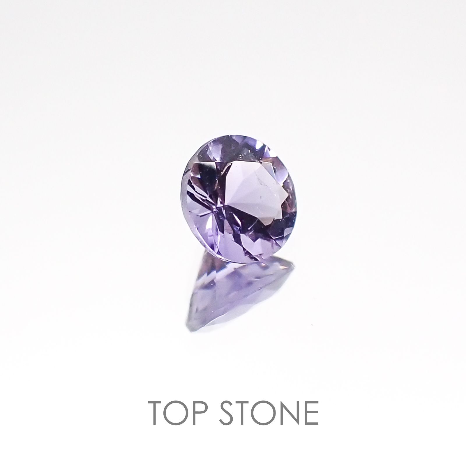 ラベンダースピネル スリランカ産 ルース 0.2ct[20117683]4×4mm前後