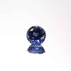 アイスブルーサファイア(宝石名サファイア)スリランカ/マダガスカル産 0.65ct 識別済[220515979]4.9x4.8mm前後