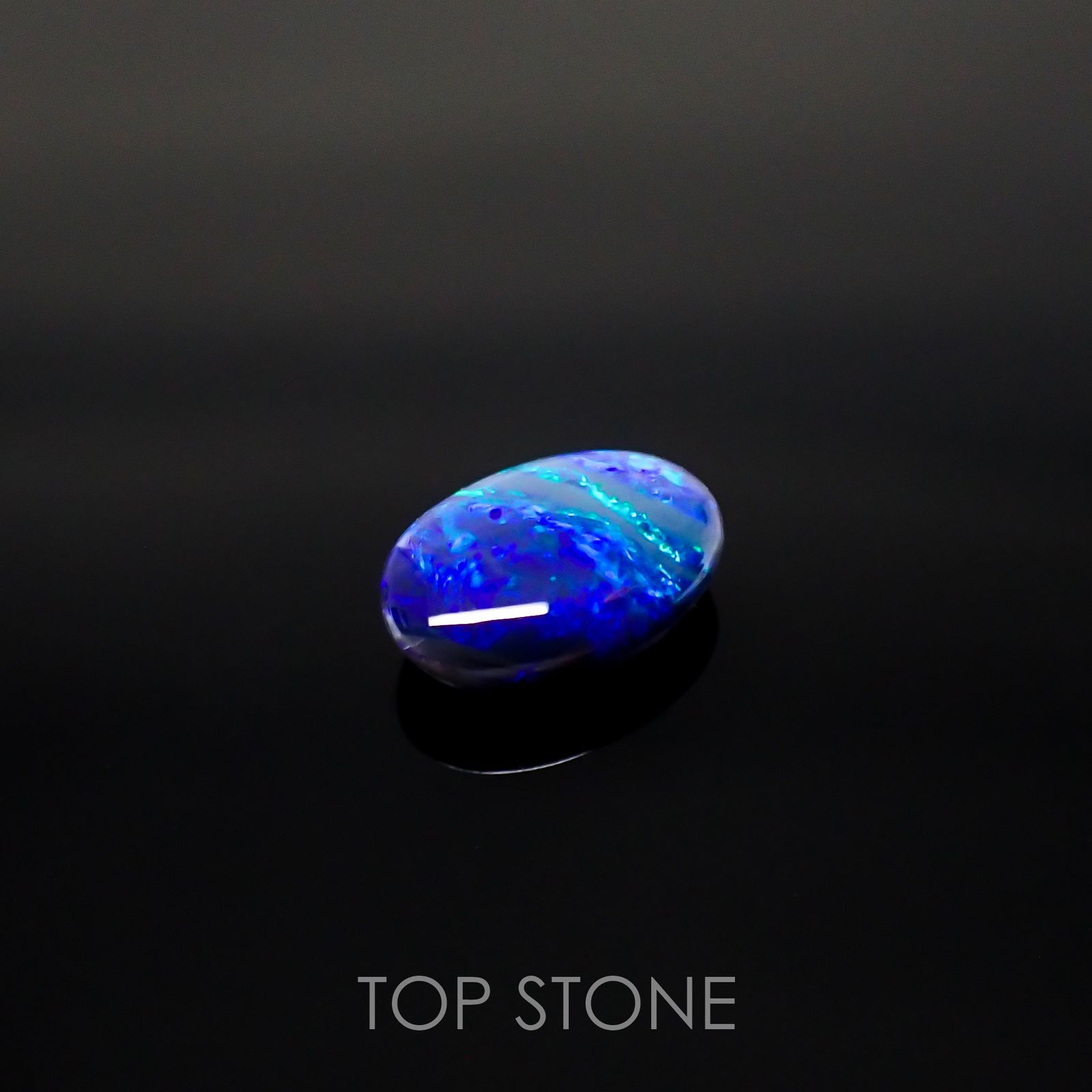 ブラックオパール オーストラリア産 ルース 0.96ct[210611322]8.7×6mm前後