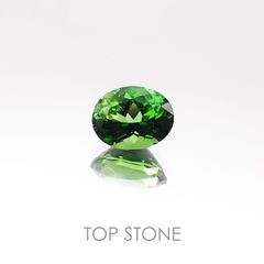 クロムトルマリン タンザニア産 ルース 0.66ct[20096208]6.3×4.8mm前後