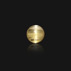 ベリルキャッツアイ(宝石名ベリル・キャッツアイ)ブラジル産 4.43ct 識別済[230522208]10x10mm前後