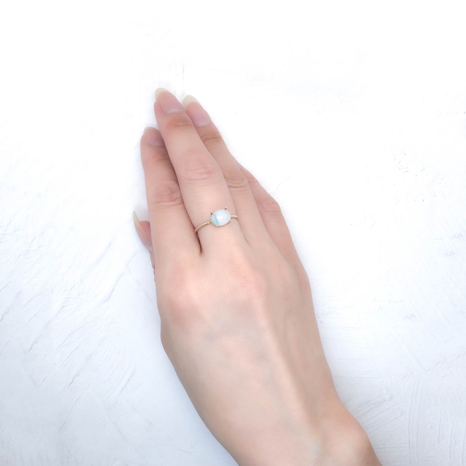 パライバトルマリンインクォーツ(宝石名トルマリンインクォーツ/別名パライバ・トルマリンインクォーツ) ブラジル産 識別済 1.33ct / 7.8×6.1mm前後 [251012001]