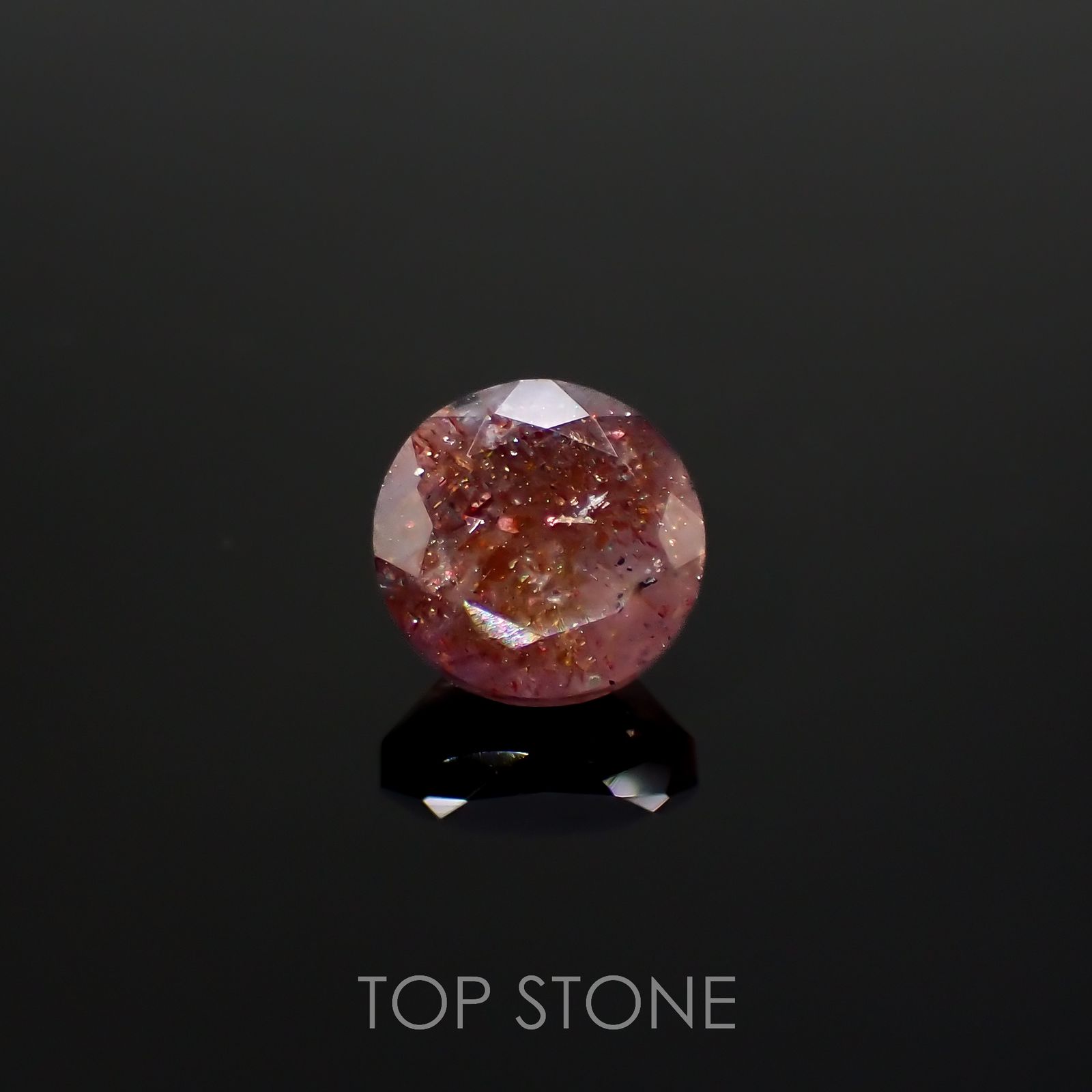 ブラッドショットアイオライト インド産 1.48ct[220616723]7.4x7.3mm前後