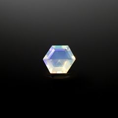 ◇ヘキサゴンカット◇エチオピアオパール エチオピア産 0.085ct[240226207]3.4x3.2mm前後