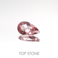 ピンクアパタイト(宝石名アパタイト) ブラジル産 0.66ct 識別済[210812458]7.8×4.7mm前後