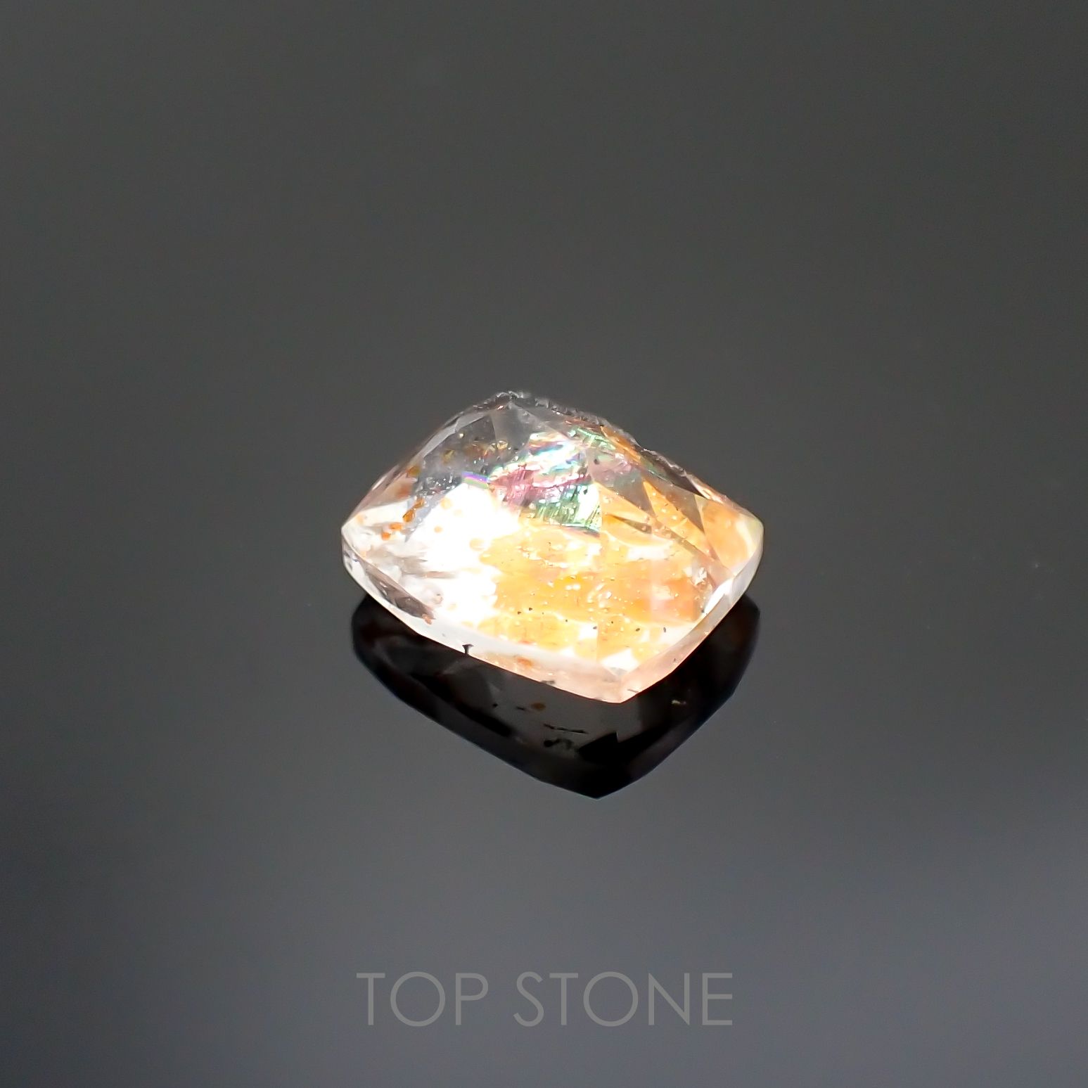 オーロラクォーツ ブラジル・ミナスジェライス産 1.28ct[220114386]7.1x6mm前後