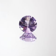 ◇チェッカーコンケーブカット◇アメジスト(宝石名アメシスト) ブラジル産 1.22ct 識別済[211013029]7.1×7.1mm前後