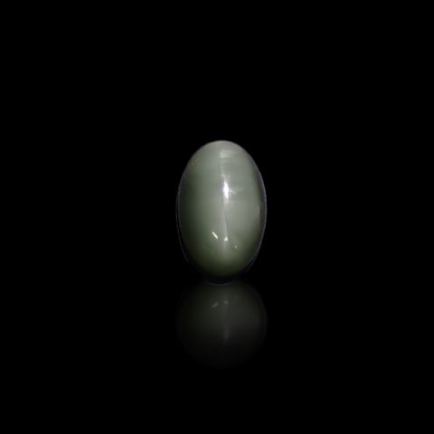 グリーンアパタイトキャッツアイ ブラジル産 9.87ct[240427181]16x10.3mm前後