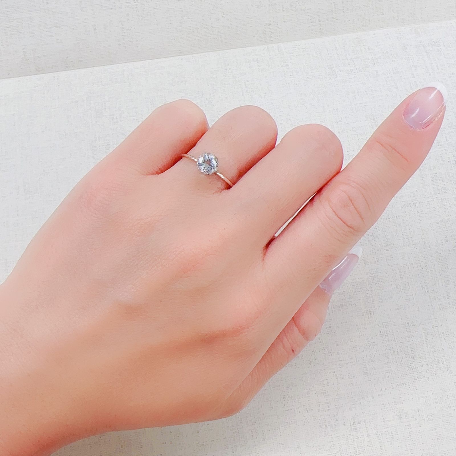ゴッシェナイト パキスタン・ヒマラヤ産 0.86ct[230421840]6.1x6.1mm前後