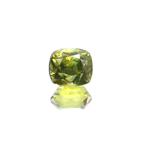 スフェーン(宝石名スフェーン) マダガスカル産 ソ付(彩珠) 0.863ct / 5.4x4.8mm前後 [210712013]