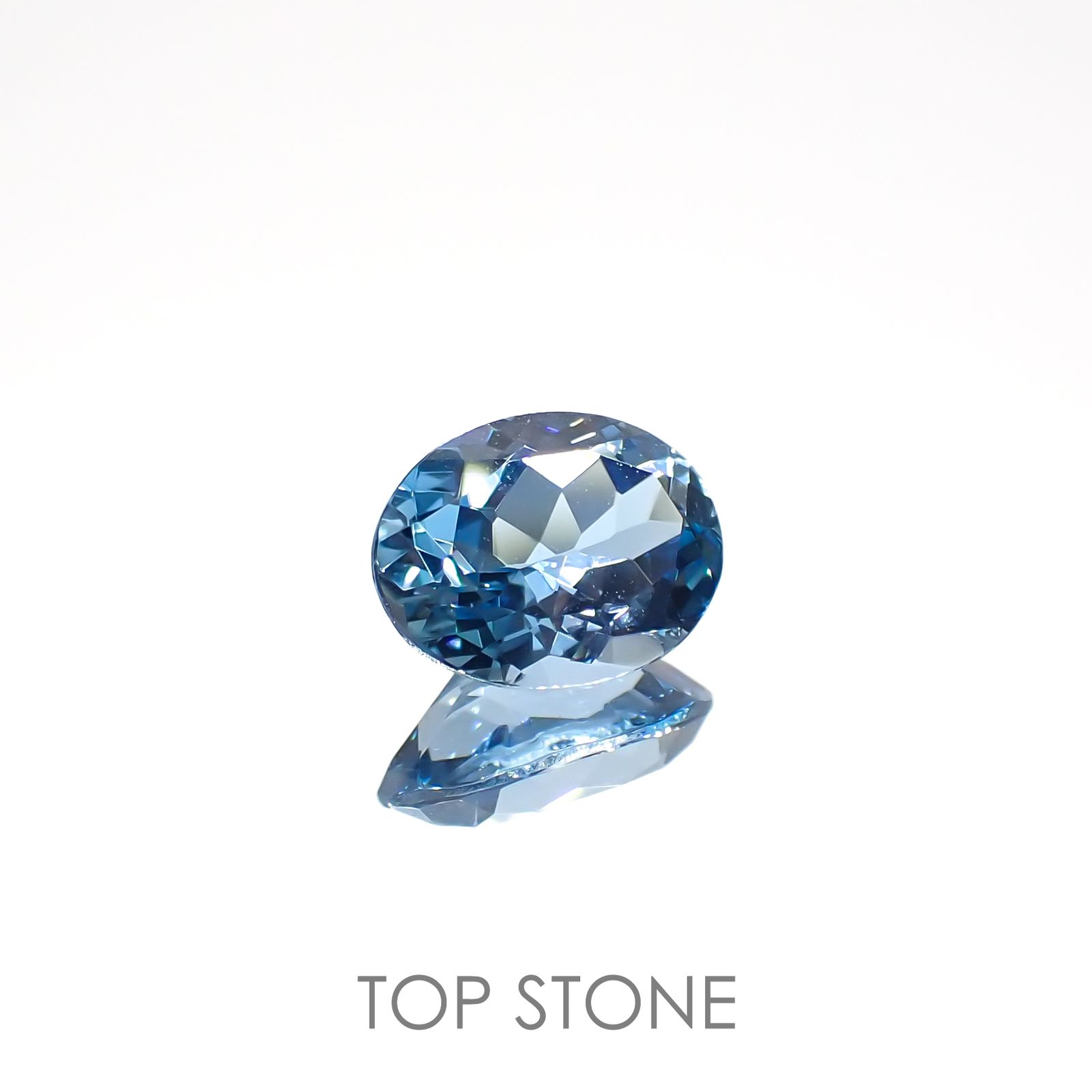 アクアマリン(宝石名アクアマリン)ナイジェリア産 1.08ct 識別済[220817385]8x6.1mm前後