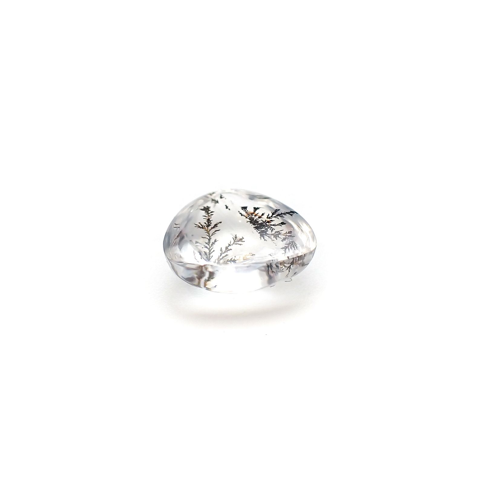 デンドリチッククォーツ ブラジル産 2.33ct[231225130]8.9x8.7mm前後