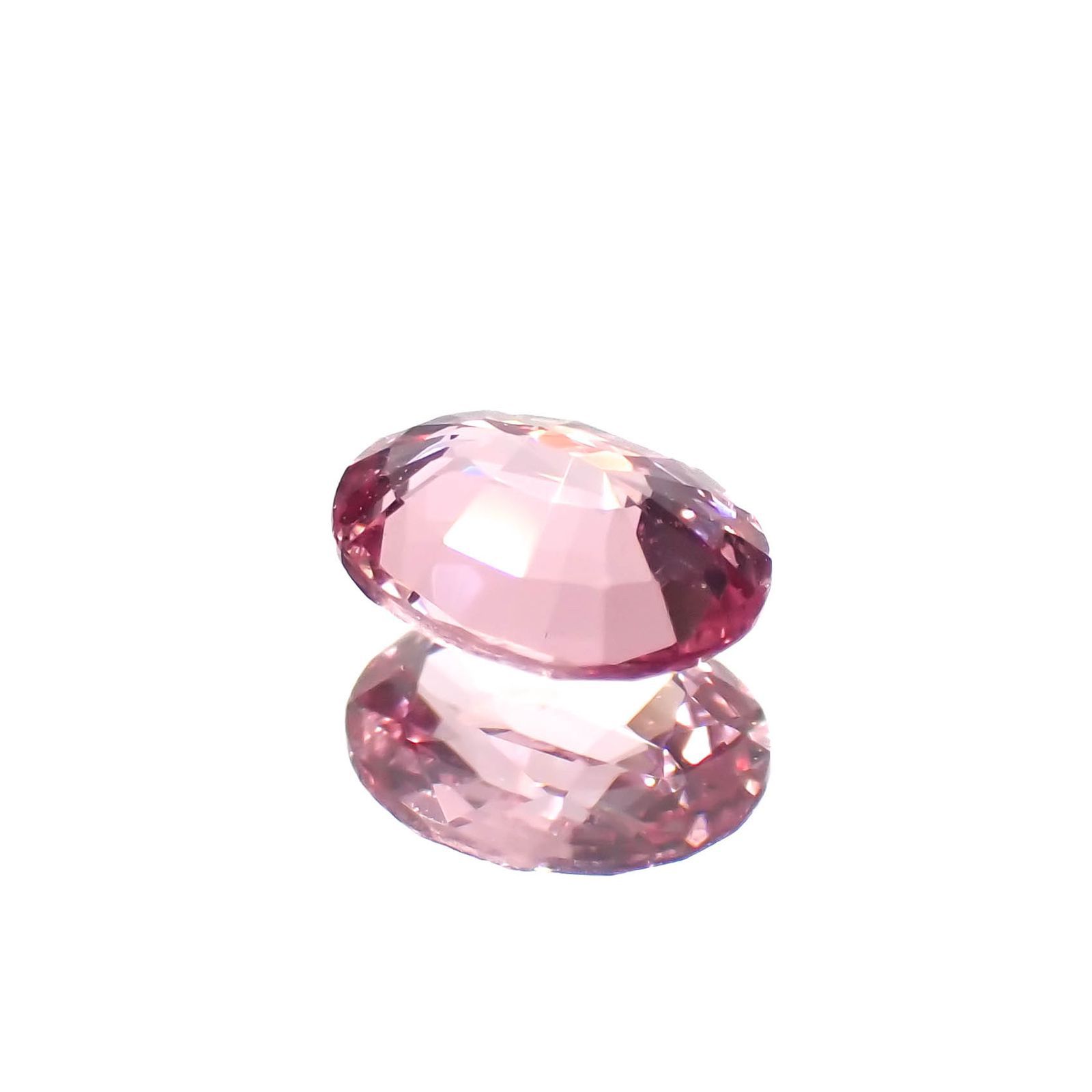 パパラチャサファイア(宝石名サファイア/別名パパラチャ・サファイア)スリランカ産 0.274ct DGL鑑付[230119733]4.3x3.57mm前後