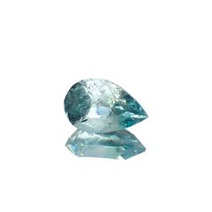 ユークレース(宝石名ブルー・ユークレース)コロンビア産 0.565ct ソ付(彩珠)[221018849]6.8x4.3mm前後