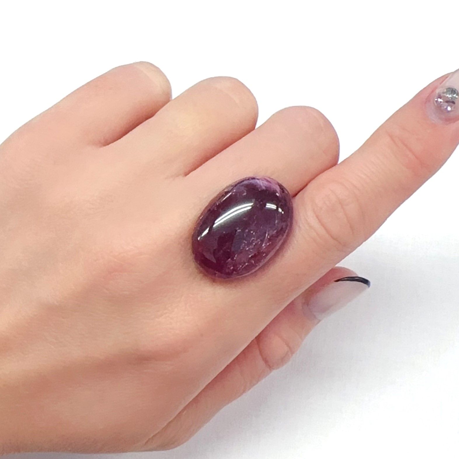 ユーディアライト ロシア産 26.86ct[240226363]25.1x17.9mm前後