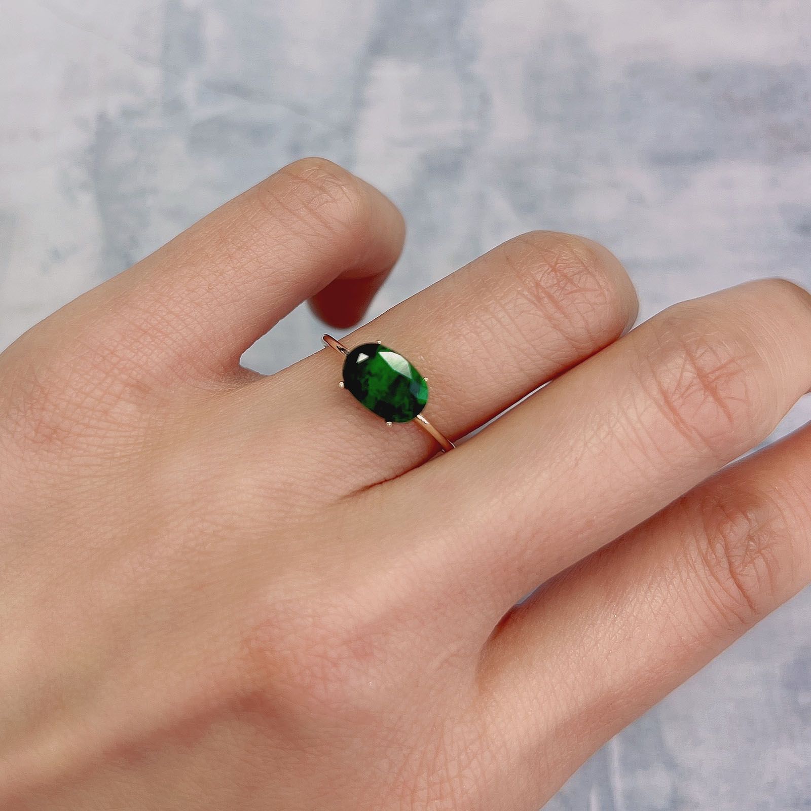 モーシッシ(宝石名マウシットシット) ビルマ産 1.65ct 識別済[20128752]9×6.2mm前後