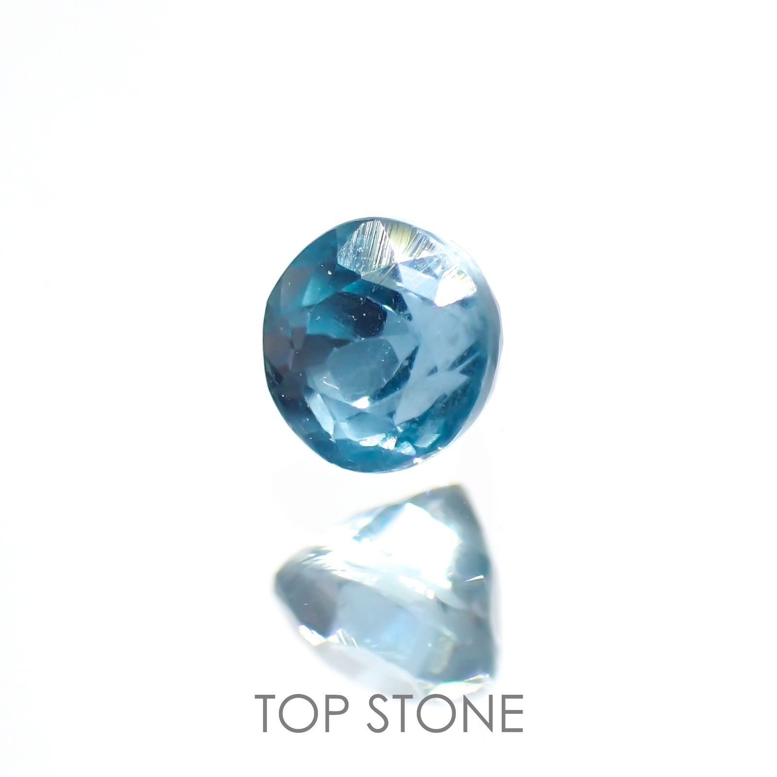 オーシャンブルーカイヤナイト(宝石名カイヤナイト) インド・オリッサ州産 0.24ct 識別済[210812358]3.2×3.2mm前後