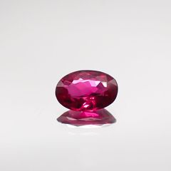 ルビー 非加熱(宝石名ルビー) マダガスカル産 0.33ct 識別済[210711716]5.3×3.6mm前後