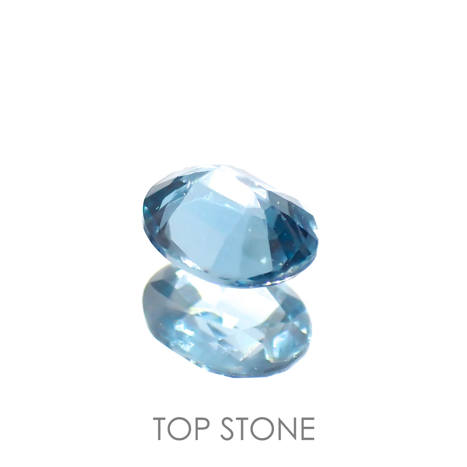 オーシャンブルーカイヤナイト(宝石名カイヤナイト) インド・オリッサ州産 0.40ct 識別済[210812357]5×4mm前後