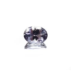 バイカラータンザナイト(宝石名タンザナイト) タンザニア産 ソ付(彩珠) 1.822ct / 8.7x6.5mm前後 [210711826]