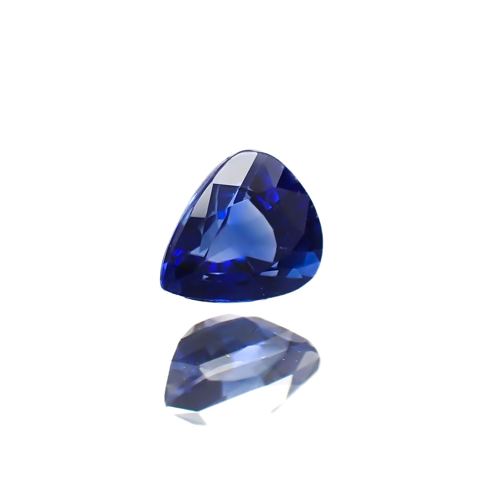 サファイア(宝石名サファイア)スリランカ/マダガスカル産 0.46ct 識別済[220917642]4.9x4.2mm前後
