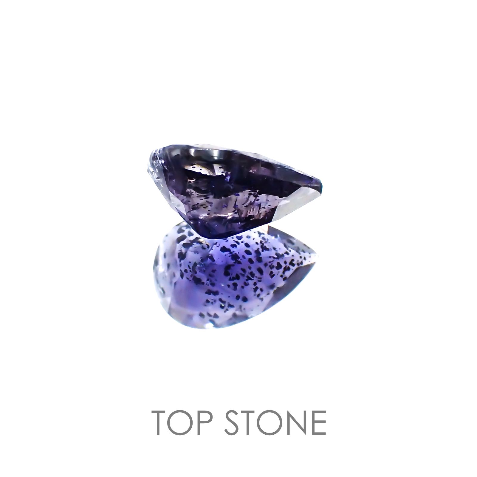 アイオライトサンストーン インド・ブラジル産 ルース 0.83ct[20128409]8×5.5mm前後