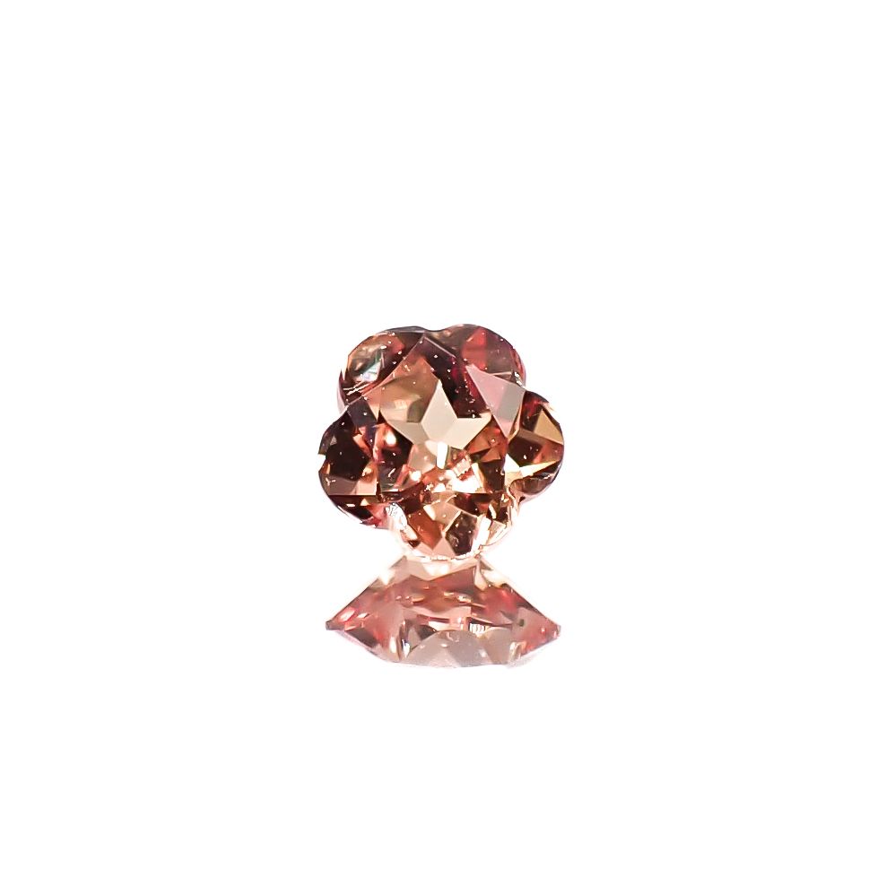 ◇カスタム・フラワーカット◇ファンシーカラーサファイア スリランカ/マダガスカル産 0.21ct[240929075]3.6x3.6mm前後
