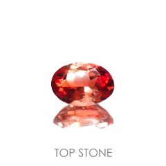 レッドラブラドライト(宝石名ラブラドライト)エチオピア産 0.77ct 識別済[221018269]6.9x4.8mm前後