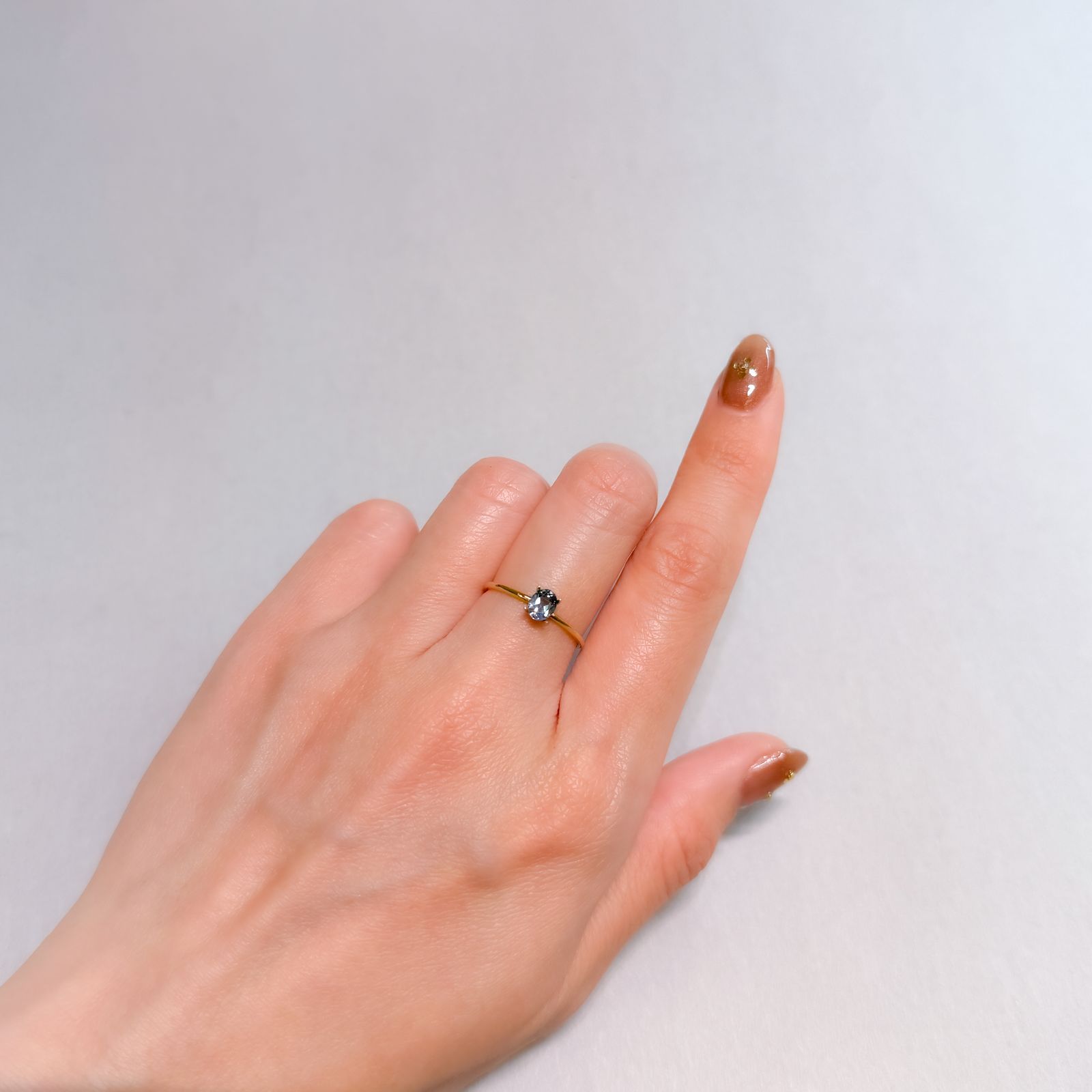 サンタマリアアクアマリン ブラジル産 0.28ct [250329939]5x3.9mm前後
