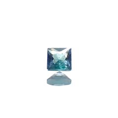 ◇プリンセスカット◇ブルーグリーンコーネルピン(宝石名ブルーグリーン・コーネルピン)タンザニア産 0.085ct 識別済[240527680]2.5x2.5mm前後