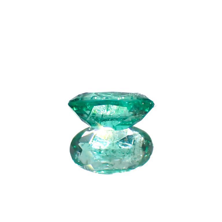 パライバトルマリン(宝石名トルマリン/別名パライバ・トルマリン)ブラジル・キントス鉱山産 0.254ct ソ付(宝貴協)[221018733]5.1x3.1mm前後