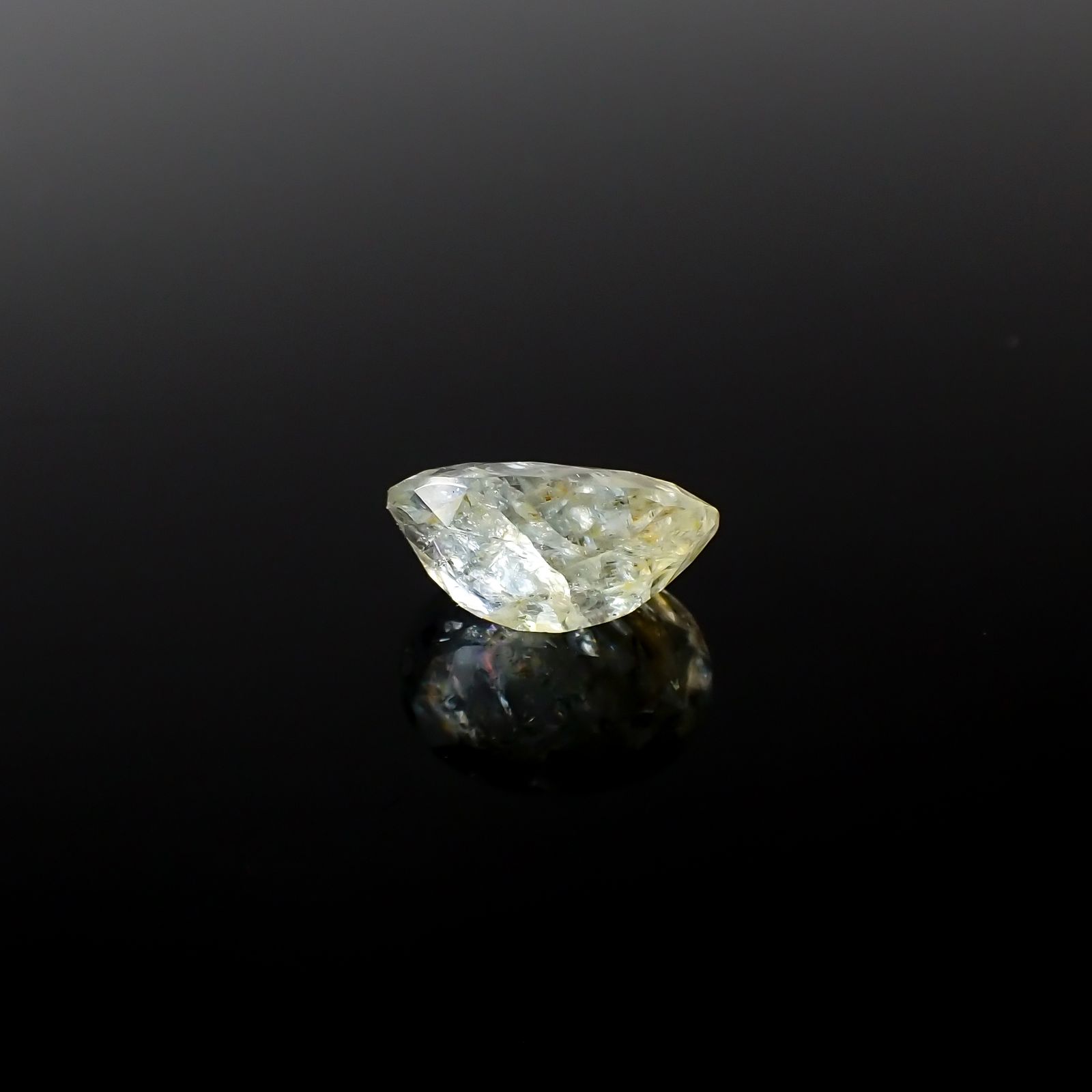 オーロラアクアマリン ブラジル産 4.55ct[240226059]12.7x9.7mm前後
