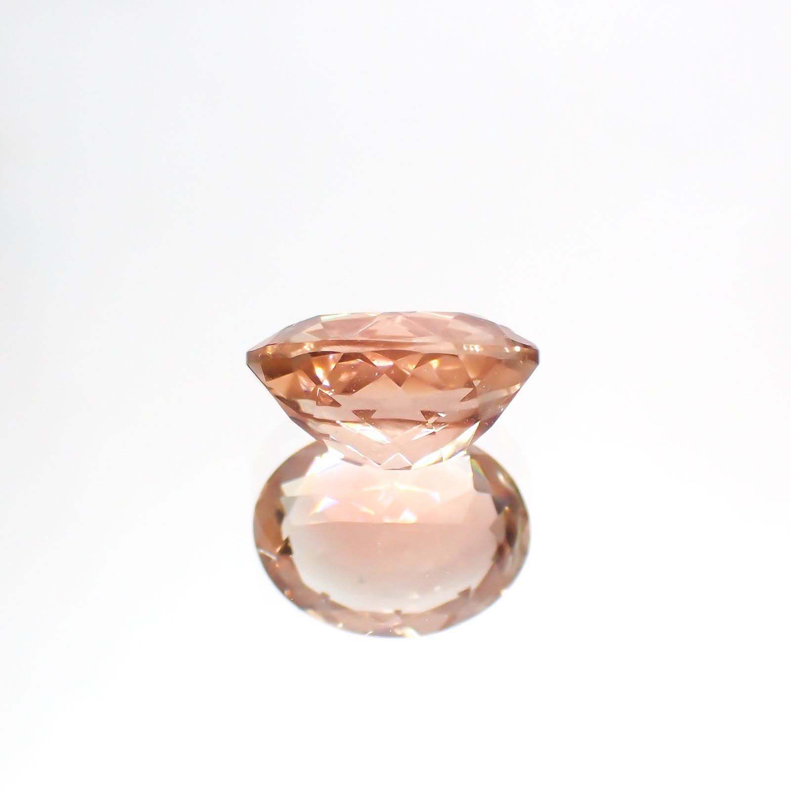 オレゴンサンストーン(宝石名ラブラドライト)アメリカ・オレゴン州産 1.88ct 識別済[230722703]9.3x7.1mm前後