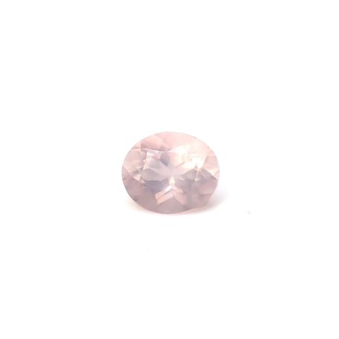 ローズクォーツ(宝石名ローズ・クォーツ)マダガスカル産 識別済 0.50ct / 5.6x4.7mm前後 [250330026]