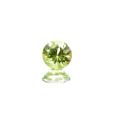 ペリドット(宝石名ペリドット) パキスタン産 1.07ct 識別済 [210913077]6.4×6.4mm前後